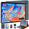 Tablet, 10 Inch Android 16 Tablet with Keyboard, Gemini AI, 32GB+256GB+2TB