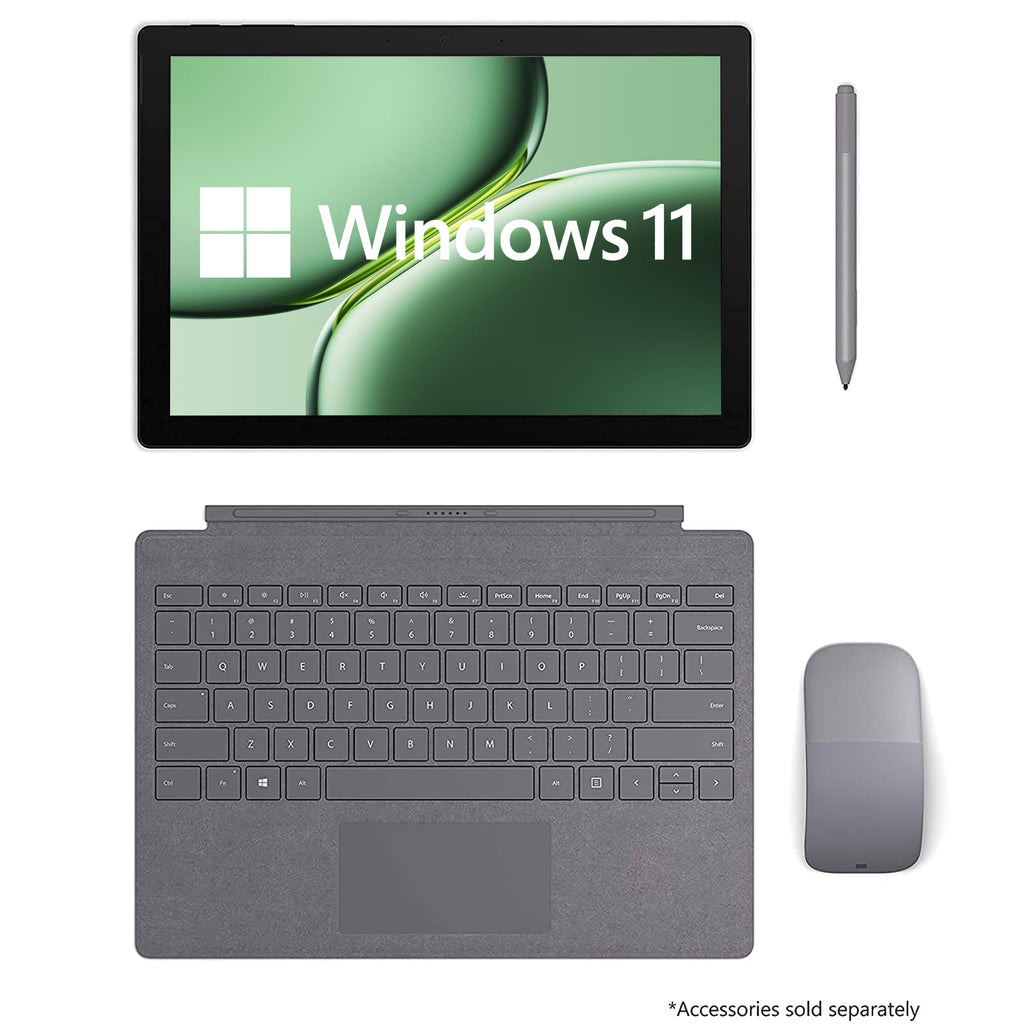Microsoft Surface Pro 7 Tablet, Windows 11 Pro Surface Pro Laptop, 12.3'' (2736x1824) Touchscreen PC, Core i5-1035G4, 8GB RAM, 256GB SSD, Camera (Renewed)