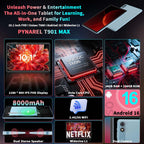 10 inch Tablet with Keyboard - Android 16 Tablet with 24GB+256GB+2TB Expand