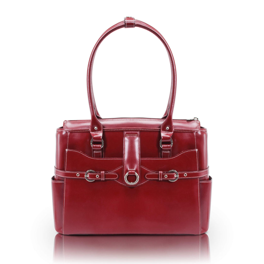 McKlein 15" Leather Ladies' Laptop Briefcase- WILLOW SPRINGS