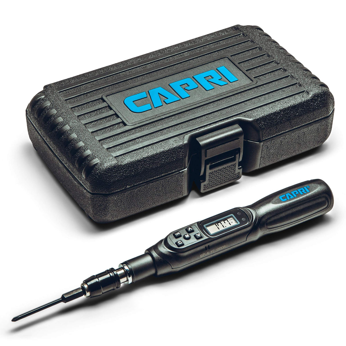 Capri Tools Digital Torque Screwdriver, Dual Direction, 0.88-17.7 in. lbs./10-200 cNm/1.02-20.41 kg-cm (CP26000-200)