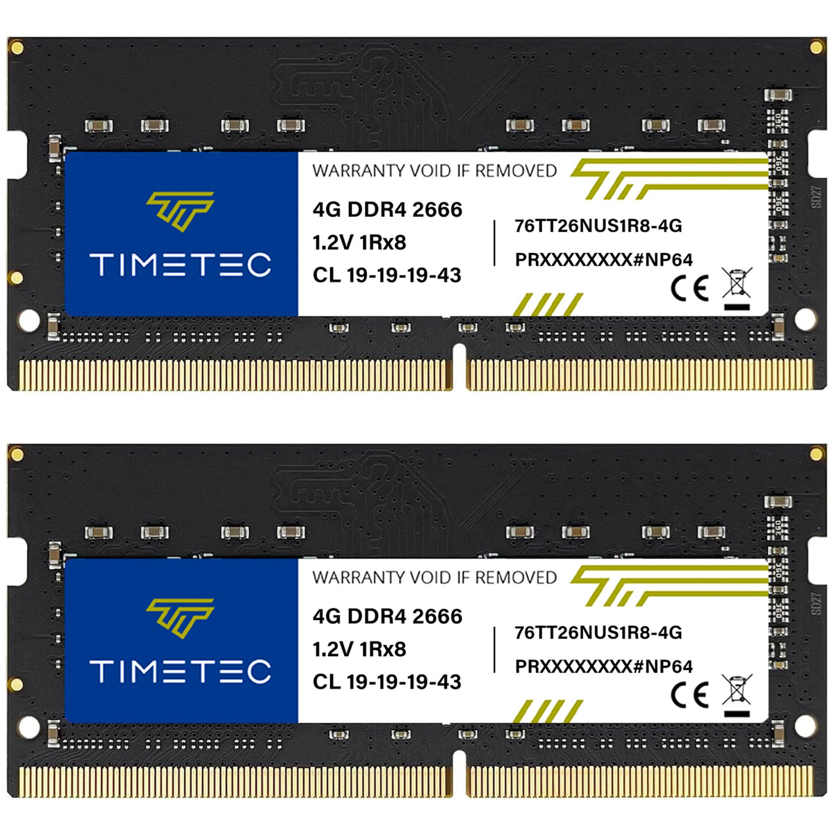 Timetec Elite 32GB KIT (2x16GB) DDR4 2666MHz (PC4-2666V) PC4-21300 SODIMM Laptop RAM – 260-Pin 1.2V CL19 Non-ECC Unbuffered Memory Module for Laptop, Notebook, Mini PC, All-in-One
