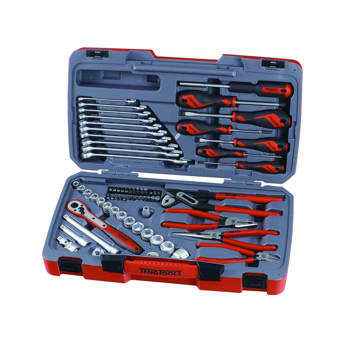 Teng Tools 3/8 Socket Set 67 Piece Ratchet Wrench and Tool Kit - T3867