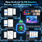 Android 16 Tablet 10 inch - Electronics Tablet with 32GB+256GB+2TB Expand