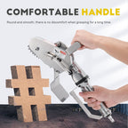 GOLDENWALL Pneumatic Waste Stripper Pneumatic Cardboard Carton Box Stripping Machine Paper Edge Cutter Trimming Tool (double claw chain)