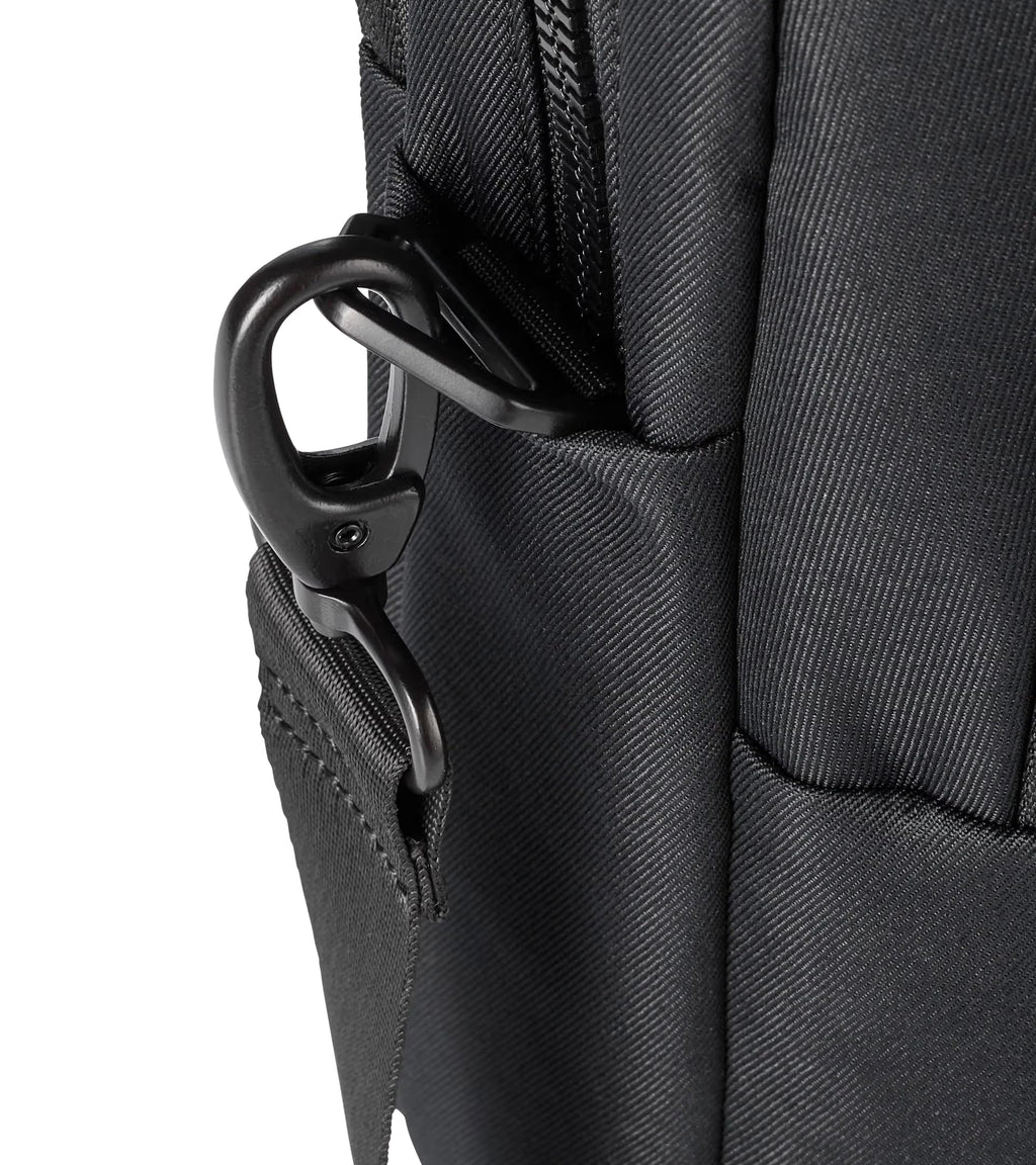Porsche Laptop Bag – 15-Inch Computer Briefcase with Shoulder Strap, Black