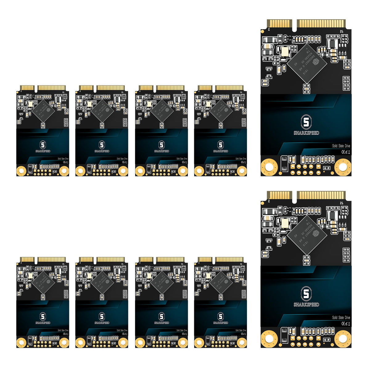 SSD mSATA 64GB 5PACK SATA 3 Internal Solid State Drive 3D NAND