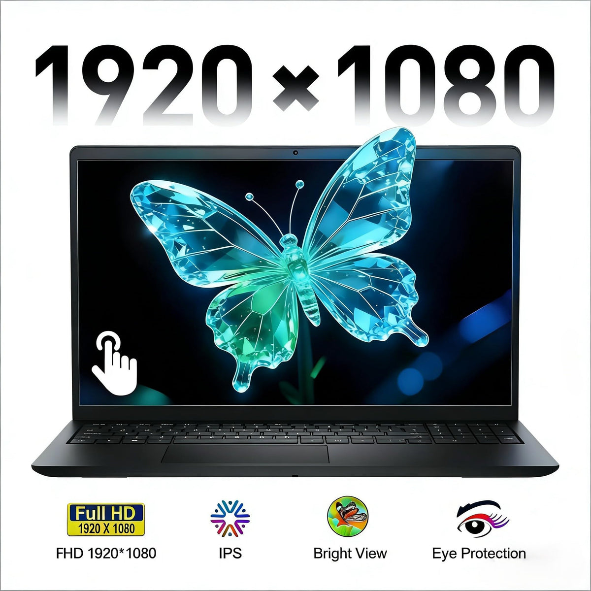 Dell Inspiron 15 FHD Touch Laptop, 13th Intel i5-1334U, 16GB RAM, 512GB SSD