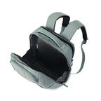 Hedgren HANDLE Laptop Backpack – Ergonomic RPET Travel Backpack with RFID Protection, Rain Cover, Laptop & Accessory Storage - 19 L (Grey-Green)