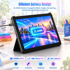 2 in 1 Laptop 10.1" Win11 Pro Tablet PC with Keyboard & Stylus Pen