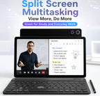 Tablet, 10.1 Inch Android 16 Tablets with Keyboard,24+64GB, 1TB Expansion