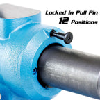 Capri Tools 10519 Rotating Base and Head Bench Vise, 6"