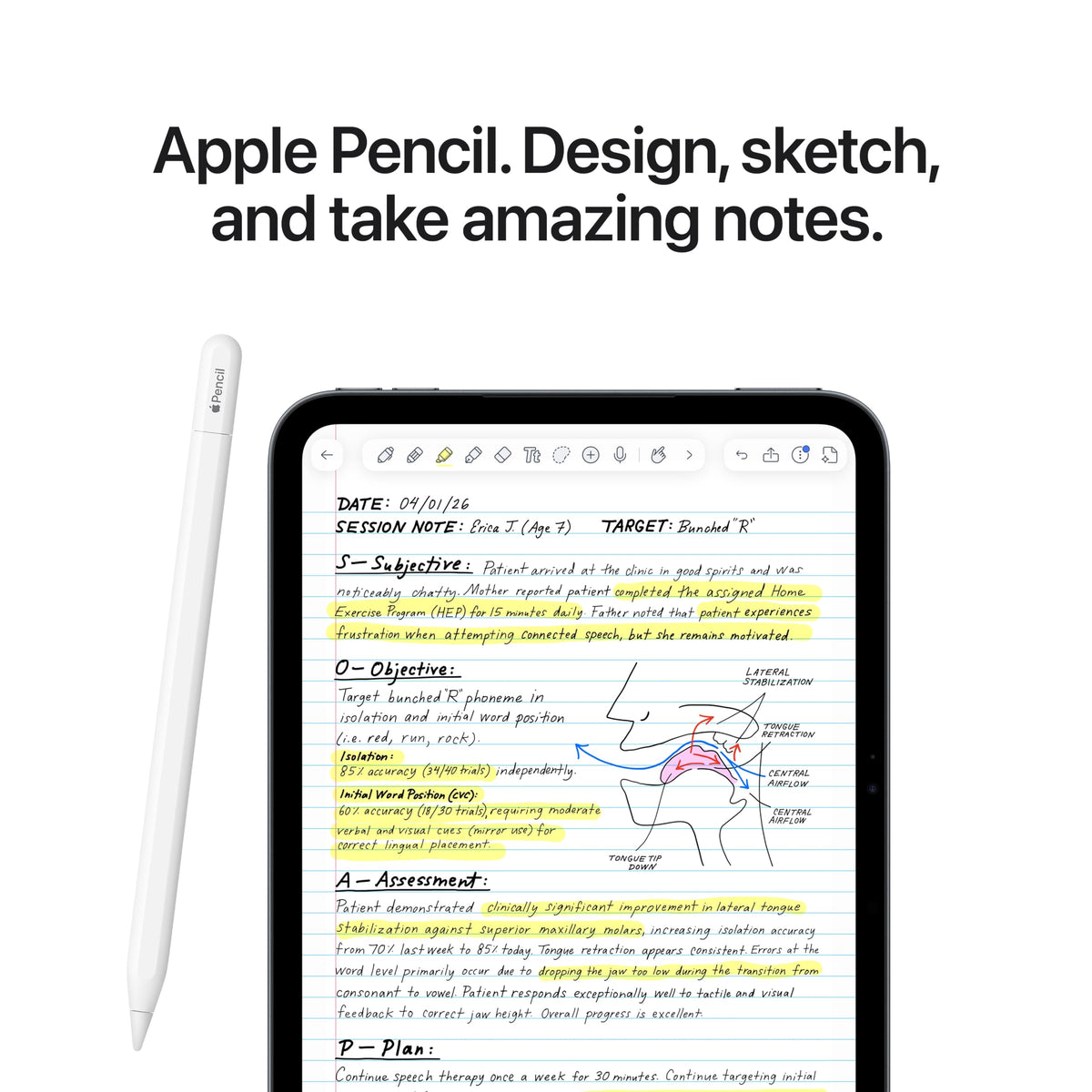 Apple iPad mini (A20 Pro) — Midnight
