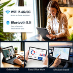 11 Inch Android 16 Tablet with Keyboard and Mouse, 32GB RAM 128GB ROM (1TB Expandable), Octa-Core Processor, 1920x1200 FHD IPS Display, 8000mAh Battery, 5G WiFi, Dual 5MP/8MP Camera, Bluetooth