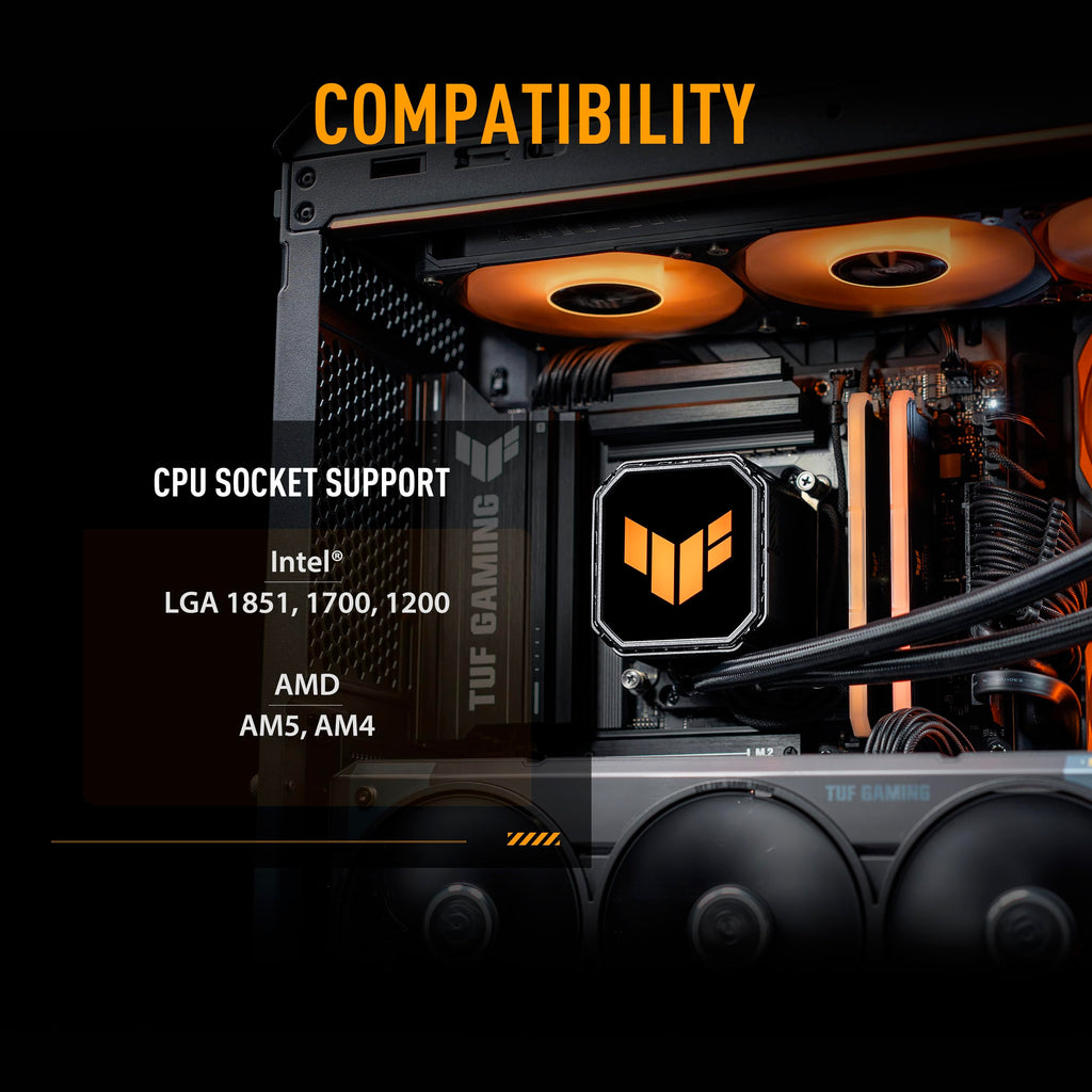 ASUS TUF Gaming LC III ARGB 360mm AMD/Intel Gaming Liquid CPU Cooler