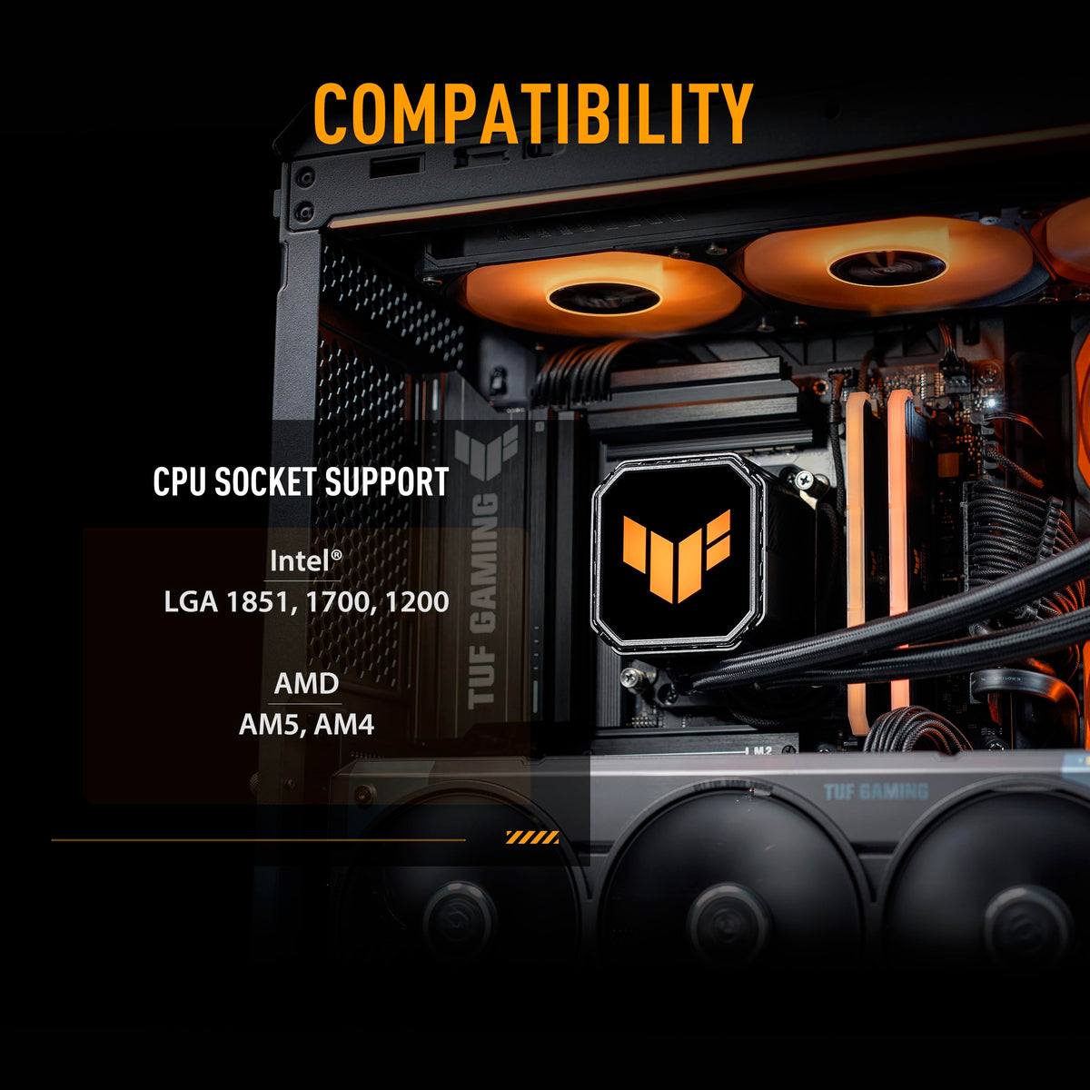 ASUS TUF Gaming LC III ARGB 360mm AMD/Intel Gaming Liquid CPU Cooler
