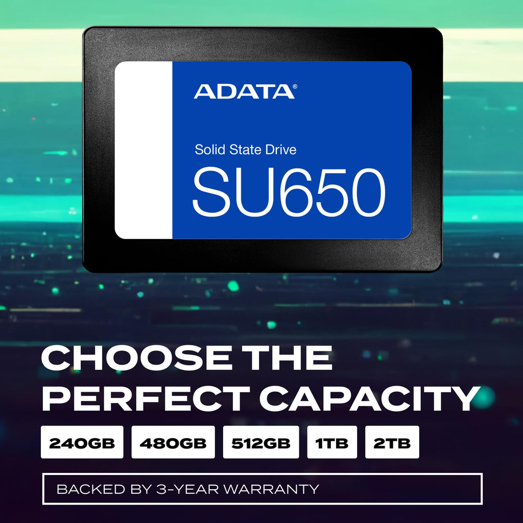 ADATA Ultimate SU650 Solid State Drive, 2TB, 2.5"