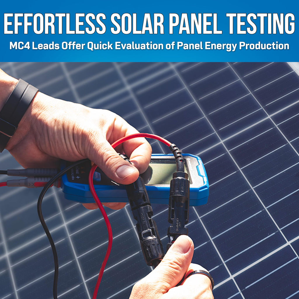 Jonard Tools SPM-800 Solar MPPT Power Meter - High-Precision Voltage, Current & Power Measurement, MC4 Leads, LCD Display, Safety Protections for Solar Panels