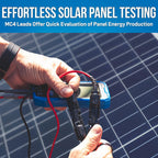 Jonard Tools SPM-800 Solar MPPT Power Meter - High-Precision Voltage, Current & Power Measurement, MC4 Leads, LCD Display, Safety Protections for Solar Panels