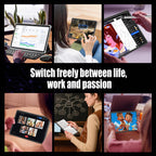 2026 Android 16 Tablet with Keyboard - 10 inch Electronics Tablet (Silver)