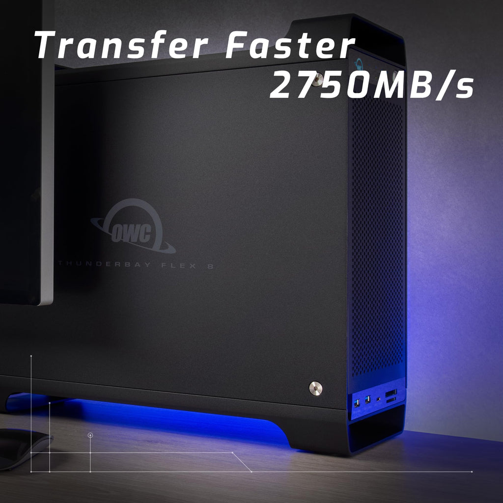 OWC ThunderBay Flex 8 0TB Storage/Dock/PCIe Expansion Enclosure