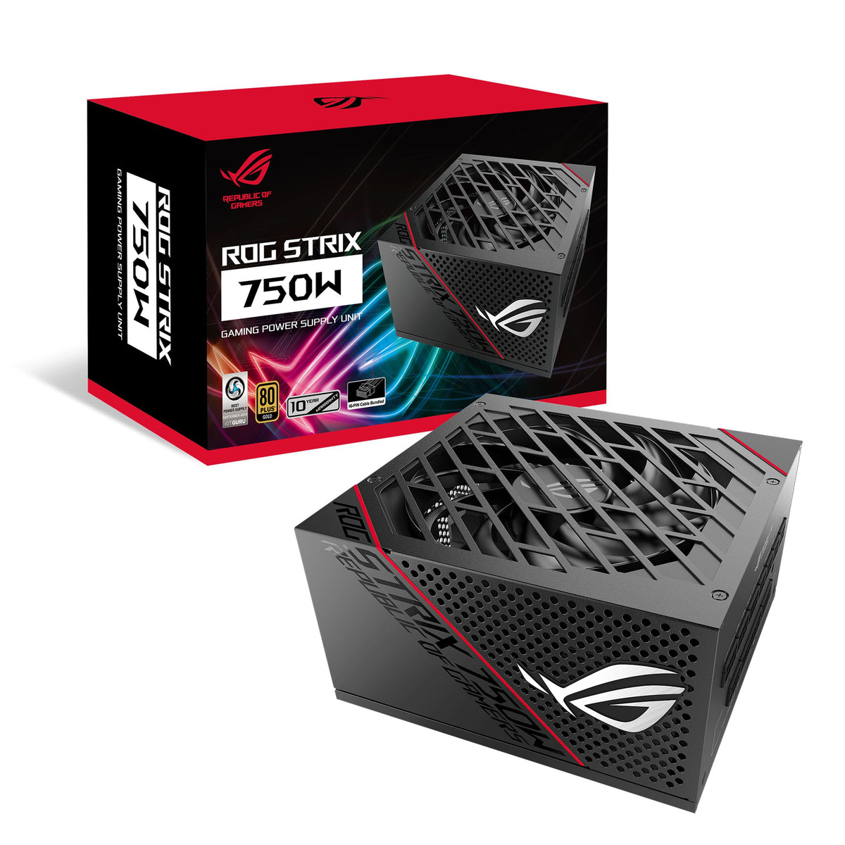 ASUS ROG Strix 1000W Platinum (Fully Modular Power Supply, 80 Plus Platinum Certified, ATX 3.1, Cybenetics Lambda A+, GaN MOSFET, GPU-First Intelligent Voltage Stabilizer, 10-Year Warranty)