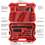 STARWORK TRUE MECHANIC 303-Piece Mechanics Tool Set, 120-Tooth Ratcheting Wrench Set, 1/4", 3/8", 1/2" Drive, Professional, SAE/Metric