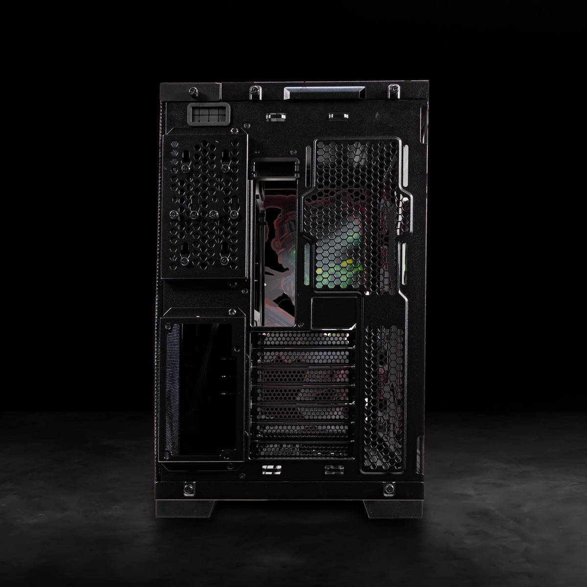 META PCS Night Reaper Lian Li O11 Dynamic EVO RGB - Full Tower ATX PC Case – Tempered Glass Gaming Computer Case with Modular Design, High Airflow, and Customizable RGB Lighting