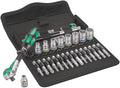 Wera 05004019001 8100 SA 9 Zyklop Imperial Speed Ratchet Set, 28 Piece, 1/4" Drive
