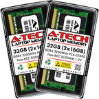A-Tech 16GB RAM for Dell Inspiron 5410, 5418, 5510, 5518, 7510, 7610 Laptop | DDR4 3200MHz PC4-25600 SODIMM 1.2V 260-Pin Non-ECC SO-DIMM Memory Upgrade