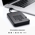 iStorage diskAshur PRO2 HDD 500GB | Secure Portable Hard Drive | FIPS Level 3 certified | Password Protected | Dust/Water-Resistant | Hardware encryption Visit the iStorage Store