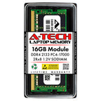 A-Tech 32GB (4x8GB) DDR4 2133 MHz SODIMM PC4-17000 (PC4-2133P) CL15 Non-ECC Laptop RAM Memory Modules