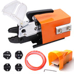 Pneumatic Crimping Tool Am-10,Air Powered Wire Terminal Pneumatic Crimper Plier Machine Crimping Up to 16mm² with 4 Optional Die Sets for Various Kinds of Terminals