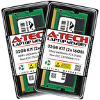 A-Tech 8GB DDR5 6400MHz PC5-51200 (PC5-6400B) CL52 CSODIMM Non-ECC RAM Memory Upgrade Module for Laptop, Notebook Computers