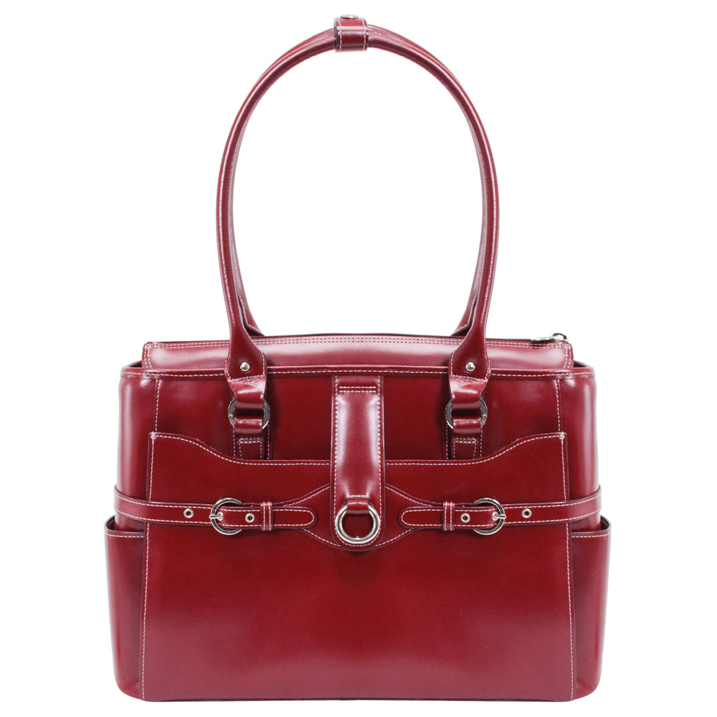 McKlein 15" Leather Ladies' Laptop Briefcase- WILLOW SPRINGS