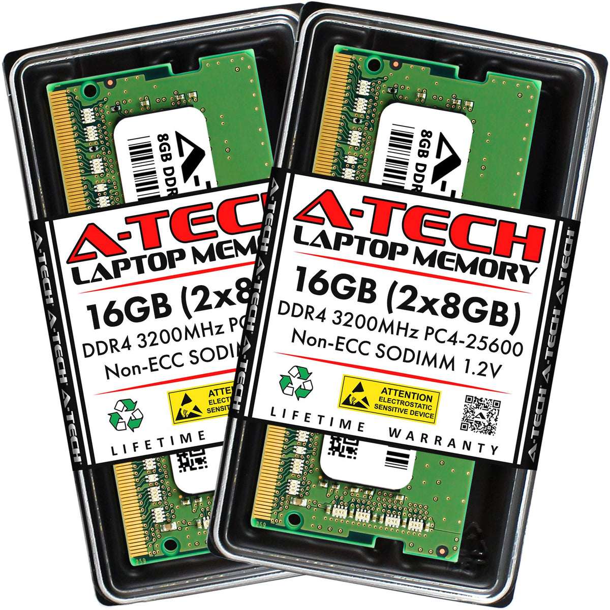 A-Tech 16GB RAM for Dell Inspiron 3501, 3511, 5401, 5402, 5501, 5502 Laptop | DDR4 3200MHz PC4-25600 SODIMM 1.2V 260-Pin Non-ECC SO-DIMM Memory Upgrade