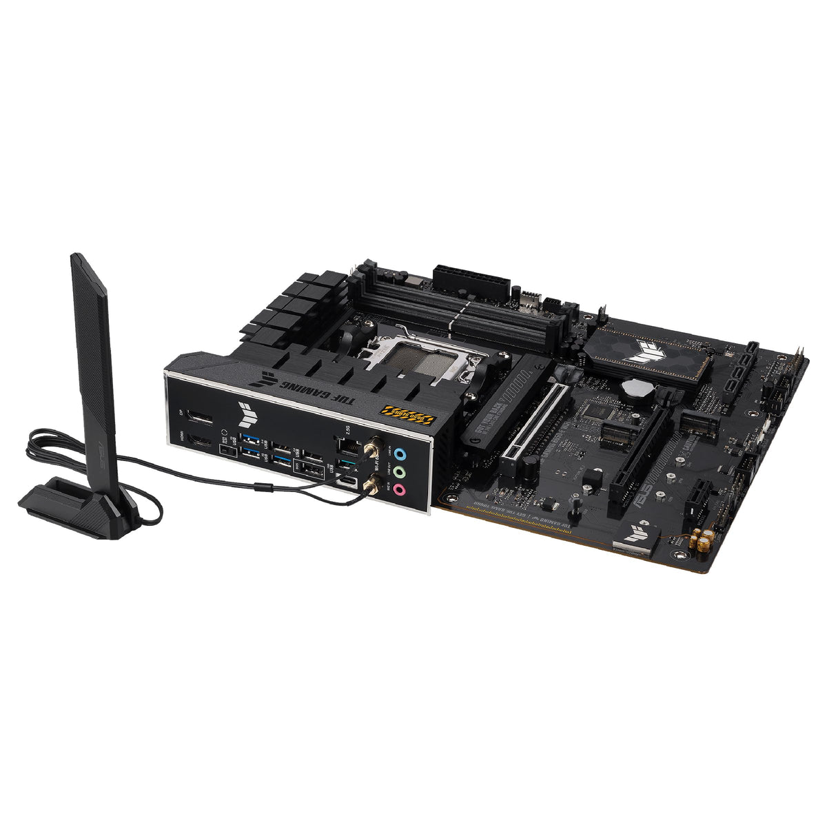 ASUS TUF Gaming B650-E WIFI AMD B650 AM5 DDR5 8000 DP HDMI 3x M2 USB3.2 WiFi 6E + BT AURA RGB 2.5Gbit LAN ATX Motherboard with ASUS TUF Protection, Q-Design, Armoury Crate