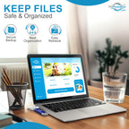 ThePhotoStick® Omni 256GB Photo Backup for iPhone, Android and Computers