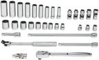 Williams WSB-23FTB 23-Piece 3/8-Inch Drive Socket and Drive Tool Set with Toolbox