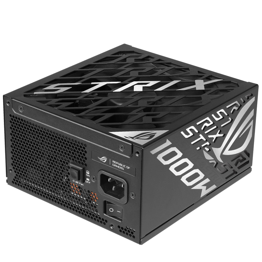 ASUS ROG Strix 1000W Platinum (Fully Modular Power Supply, 80 Plus Platinum Certified, ATX 3.1, Cybenetics Lambda A+, GaN MOSFET, GPU-First Intelligent Voltage Stabilizer, 10-Year Warranty)