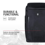 Victorinox Altmont Professional Fliptop Laptop Backpack - Tablet & Laptop Bag for Travel Accessories - Computer Backpack Includes Sleek Organizer - 26 Liters, Black