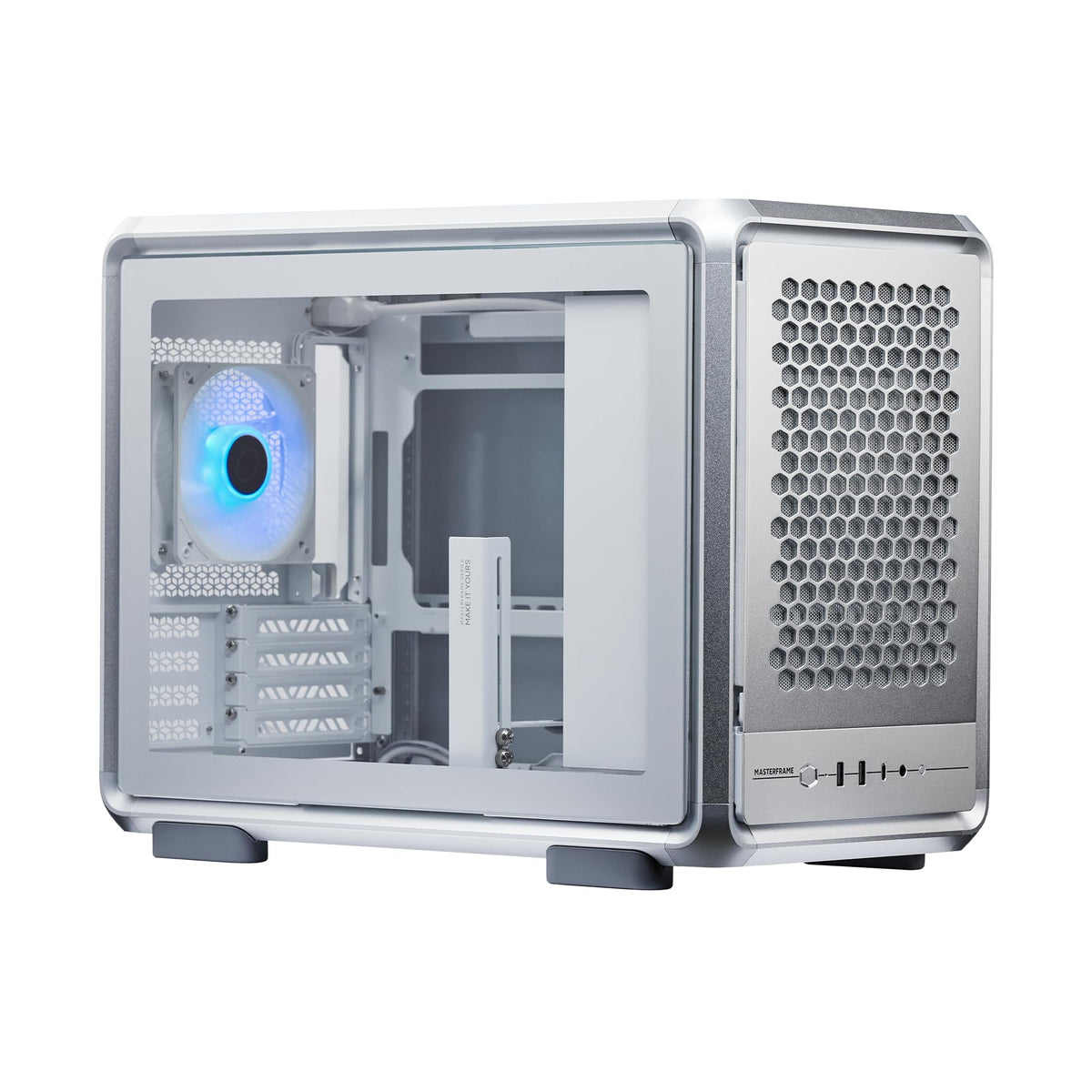 Cooler Master MasterFrame 400 Micro-ATX Case, High Airflow 360mm AIO Silver