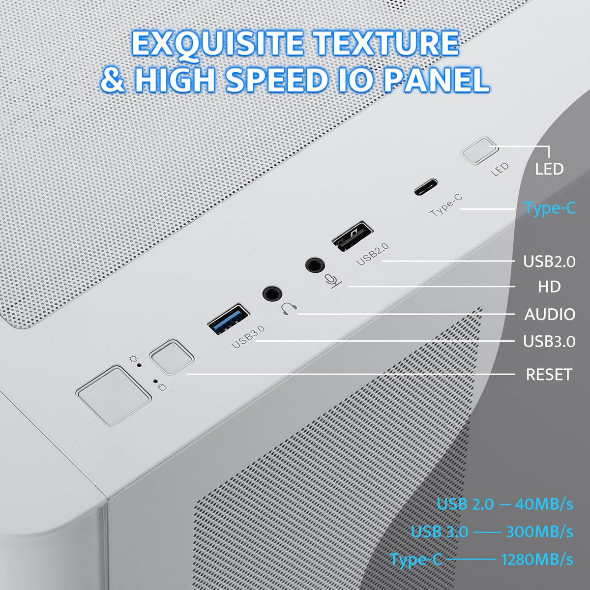 darkFlash ATX Mid-Tower Gaming PC Case, Back Plug-in BTF Motherboard, with 4 ARGB Fans Computer Case, Full View Curve Glass Dual-Chamber PC Case, Type C Port, Supports Dual 360mm AIO, White(DPW90)