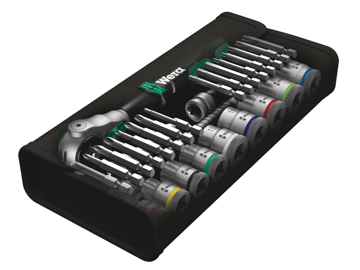 Wera 8100 SB 6 SPEED 3/8 29 PC 3/8" DRIVE METRIC