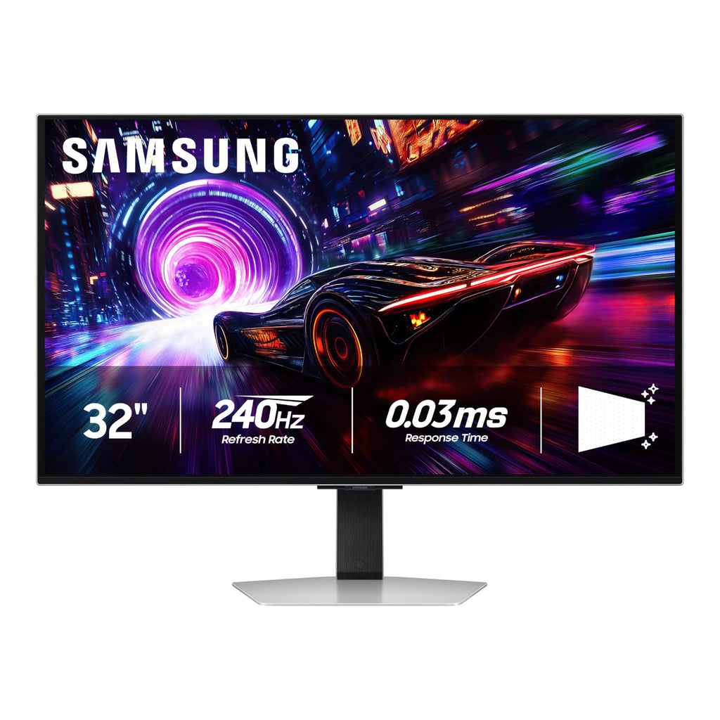 SAMSUNG 27-inch Odyssey QD-OLED G8 (G81SF), 4K, 240Hz, Gaming Monitor, 0.03ms Response Time, DisplayHDR True Black 400, AMD FreeSync™ Premium Pro, Ergonomic Stand, LS27FG810SNXZA, 2025