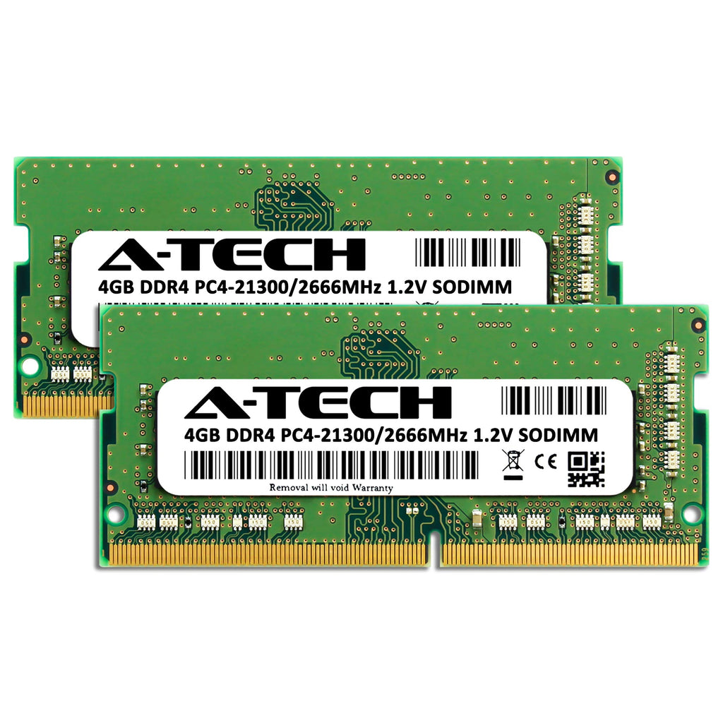 A-Tech 8GB Kit (2x4GB) RAM for Dell OptiPlex 7080, 5080, 3090, 3080 Micro Desktops | DDR4 2666 MHz SODIMM PC4-21300 Memory Upgrade