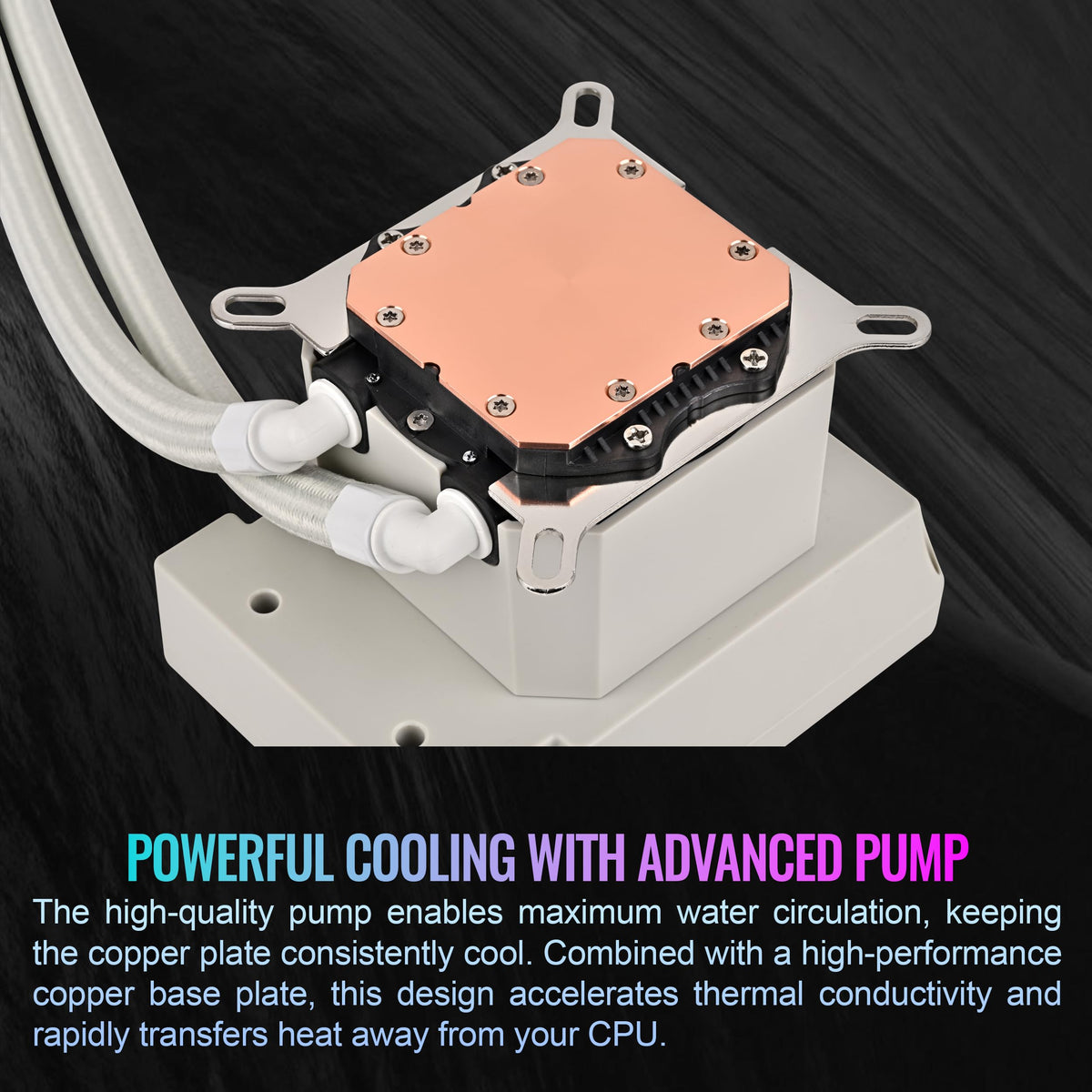 Thermaltake Retro 240 Ultra ARGB CPU Liquid Cooler ~ Beige