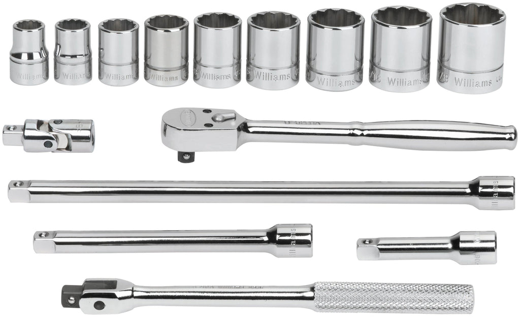 Williams WSB-23FTB 23-Piece 3/8-Inch Drive Socket and Drive Tool Set with Toolbox