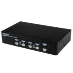 StarTech 4-Port DVI USB KVM, Audio, 1U Rack-Mount, TAA (SV431DVIUA)