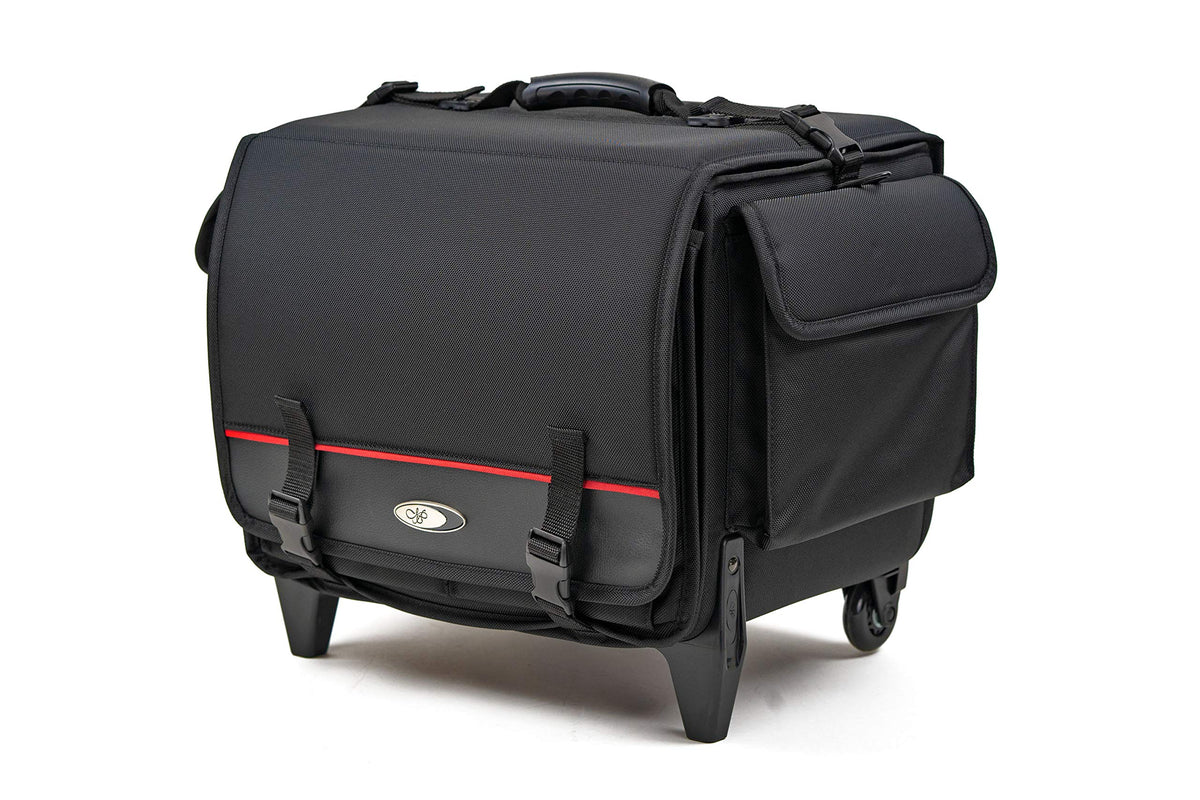 MCY MXLT-RB5 Laptop Storage Roller Bag Up To 5 Laptops - Black, 16x16x1.75 inches